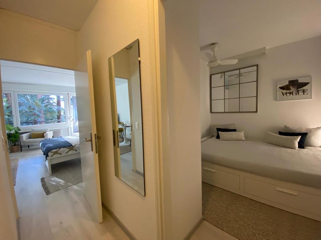 Luganersee, Pool, Strand, Parkplatz, Suite 204 Bissone Εξωτερικό φωτογραφία